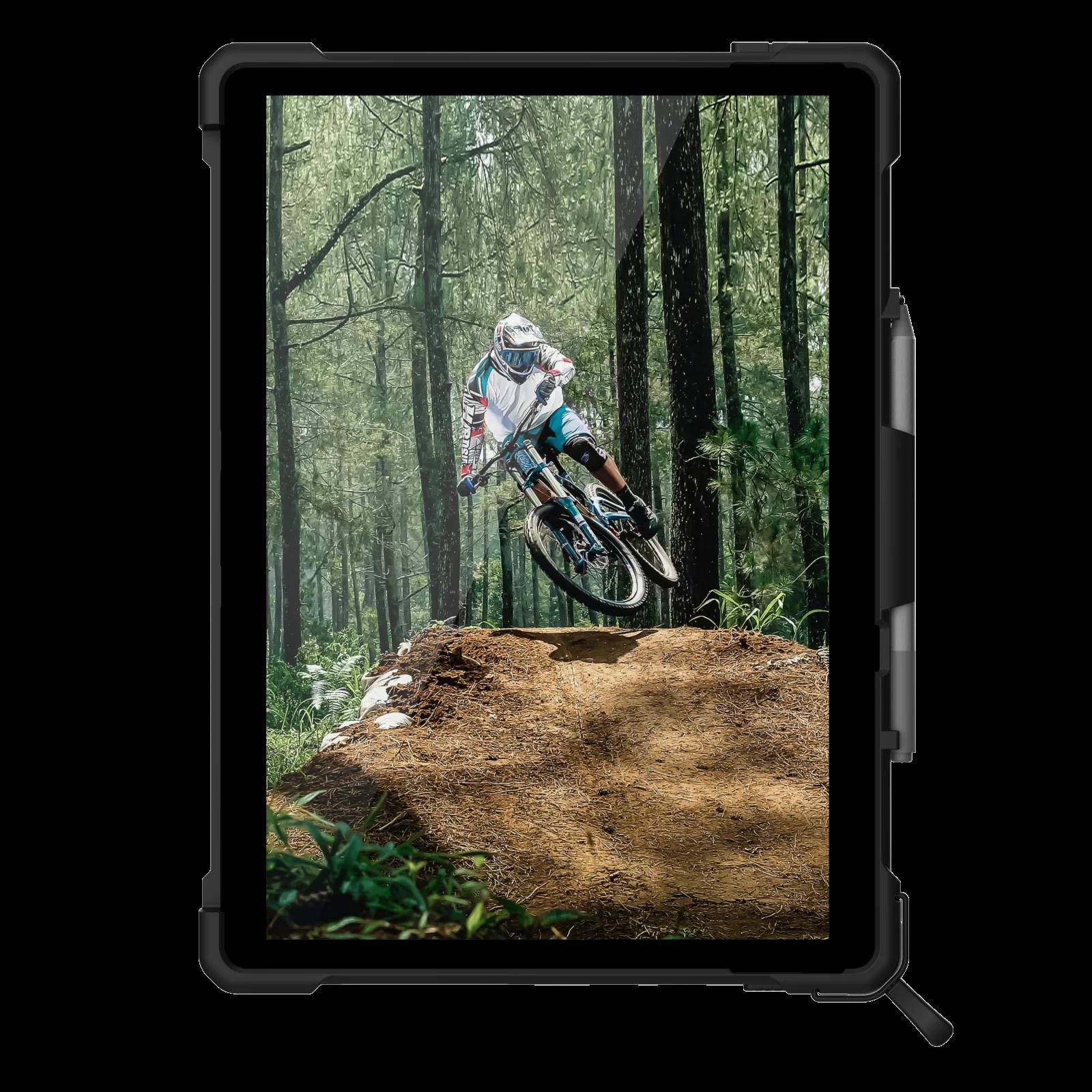 Купить Urban Armor Gear UAG Rugged Case for Microsoft Surface Pro 8 w - Handstrap - Plasma Ice - Hintere Abdeckung für Tablet - widerstandsfähig - Ice - für Microsoft Surface Pro 8 (323263114343) в магазине wardena.ru