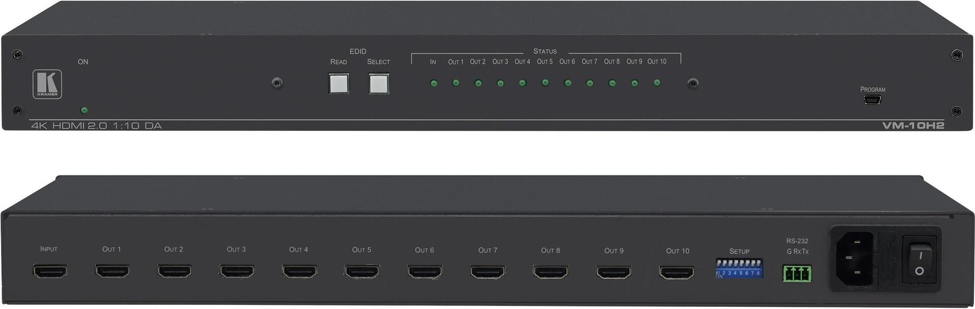 Купить Kramer VM-10H2 - Verteilerverstärker (10-80102030) в магазине wardena.ru