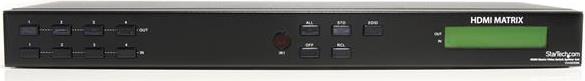 Купить StarTech.com HDMI Matrix Video Switch - mit Audio und RS232 - Umschalter 4:4 - 4 Eingänge 4 Ausgänge - 1920x1080 - Fernbedienung - Video/Audio-Schalter - Desktop - für P/N: ST121HDBT20L, ST121HDBT20S, ST121HDBTL, ST121HD (VS440HDMI) в магазине wardena.ru