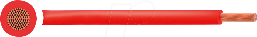 Купить RND CABLE RND 475-00610 - Litze H05V2-K / H07V2-K, 6 mm², 100 m, rot (RND 475-00610) в магазине wardena.ru