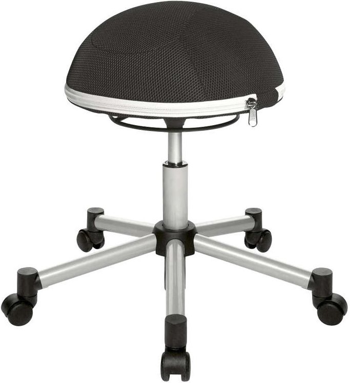 Купить Topstar Fitness-Hocker "Sitness Half Ball", schwarz Sitzhöhe: 530 - 660 mm, Sitzdurchmesser: 400 mm, stufenlos - 1 Stück (SH17 BB0) в магазине wardena.ru