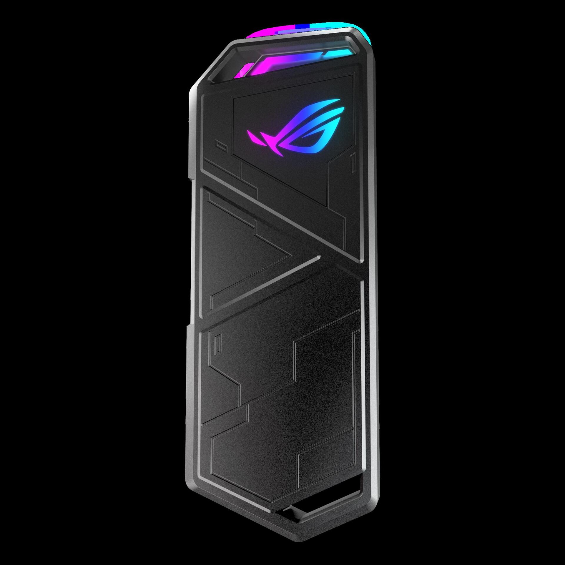 Купить ASUS ROG Strix Arion S500 - SSD - verschlüsselt - 500GB - extern (tragbar) - M.2 NVMe (M.2 NVMe) - USB 3,2 Gen 2 - 256-Bit-AES - Schwarz (90DD02I0-M09000) в магазине wardena.ru