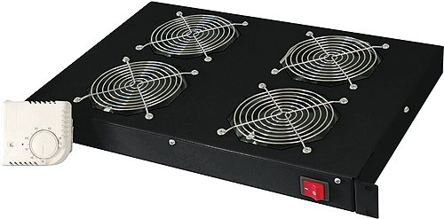 Купить DIGITUS Professional Line DN-19 FAN-4-HO-SW - Rack-Lüftereinsatz - mit 4 Ventilatoren - Schwarz - 48.3 cm (19") - für P/N: DN-19 22U-6/6-EC, DN-19 47U-6/8, DN-19 SRV-42U-GD, DN-19 SRV-47U-8-SW-G в магазине wardena.ru