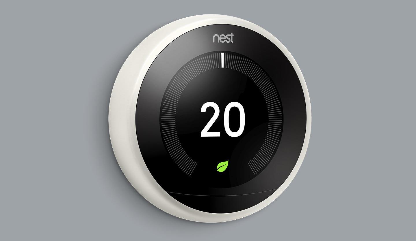 Купить Google Nest Learning Thermostat - WLAN - 802.11a,802.11b,802.11g,Wi-Fi 4 (802.11n) - Weiß - LCD - 53 x 53 mm - 480 x 480 Pixel (T3030EX) в магазине wardena.ru