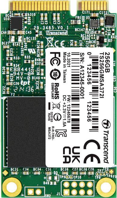 Купить Transcend - SSD - 256 GB - intern - mSATA - SATA 6Gb/s (TS256GMSA372I) в магазине wardena.ru
