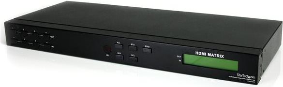 Купить StarTech.com HDMI Matrix Video Switch - mit Audio und RS232 - Umschalter 4:4 - 4 Eingänge 4 Ausgänge - 1920x1080 - Fernbedienung - Video/Audio-Schalter - Desktop - für P/N: ST121HDBT20L, ST121HDBT20S, ST121HDBTL, ST121HD (VS440HDMI) в магазине wardena.ru