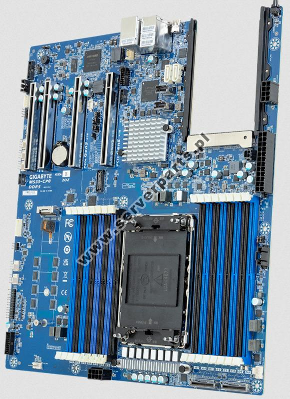 Купить Motherboard Gigabyte MS33-CP0 Intel C741 LGA4677 5th Intel Xeon Scalable SATA/SAS M.2 DDR5 в магазине wardena.ru