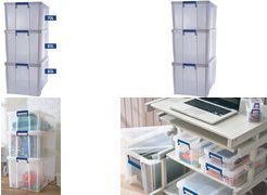Купить Fellowes Aufbewahrungsbox ProStore Bonus Set 1, 3er Set transparent klar, aus stoßfestem, recycelbarem PP, mit - 1 Stück (7731201) в магазине wardena.ru