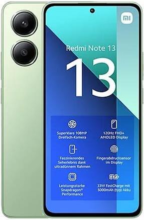 Купить Xiaomi Redmi Note 13 4G Dual SIM 128GB, 8GB RAM, Mint Green в магазине wardena.ru