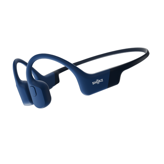 Купить AfterShokz OpenRun - Kopfhörer mit Mikrofon - offenes Ohr - hinter dem Nacken angebracht - Bluetooth - kabellos - Blau (S803BL) в магазине wardena.ru