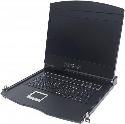 Купить Intellinet Rackmount 43,20cm (17") LCD Console - KVM-Konsole - PS/2, USB - Französisch - 43,2 cm (17") - Rack - einbaufähig - 1280 x 1024 - 250 cd/m² - 1000:1 - 1U (508025) в магазине wardena.ru