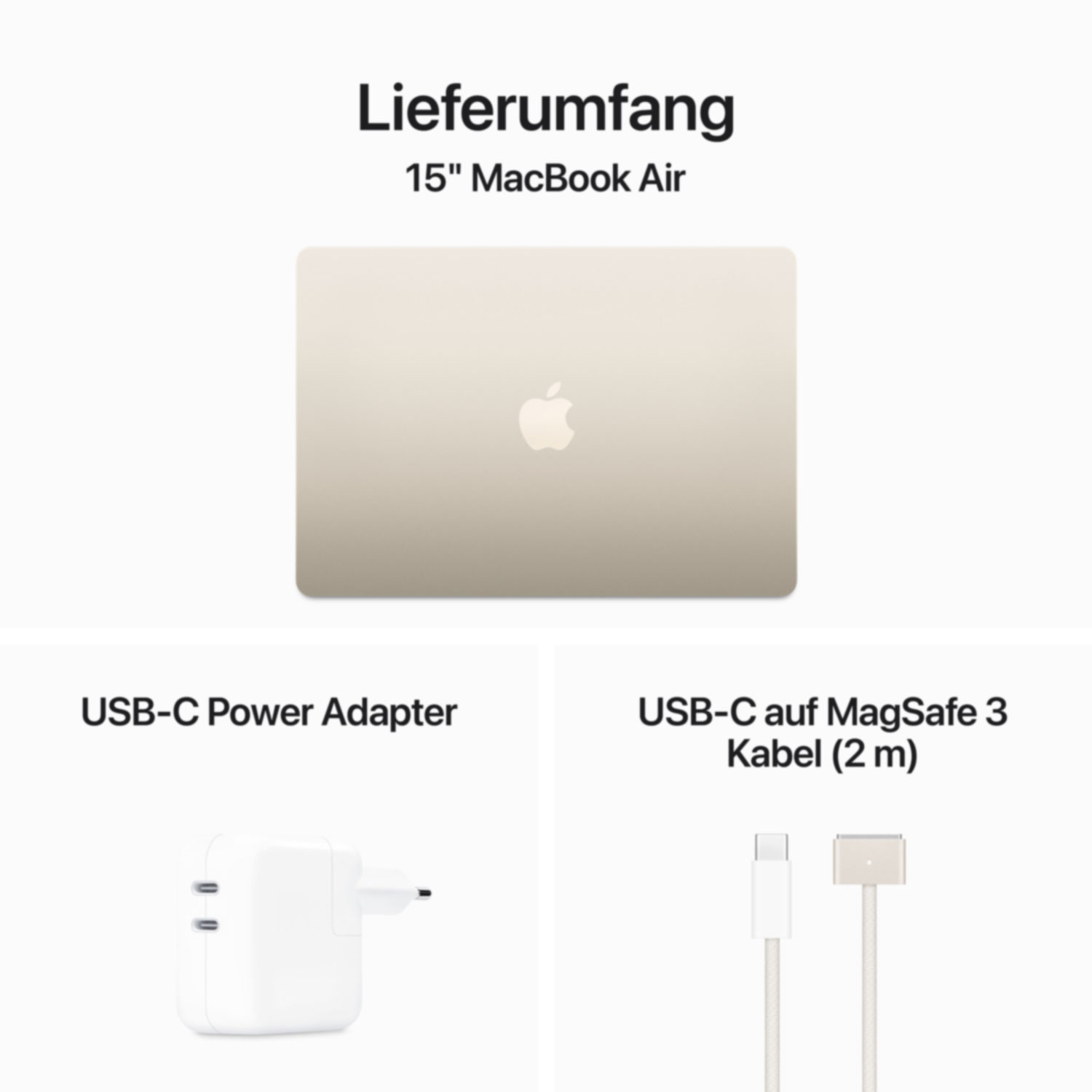 Купить APPLE MACBOOK AIR 15 M3 8C/10C/16C 16GB RAM 512GB SSD - STARLIGHT (MXD33D/A) в магазине wardena.ru
