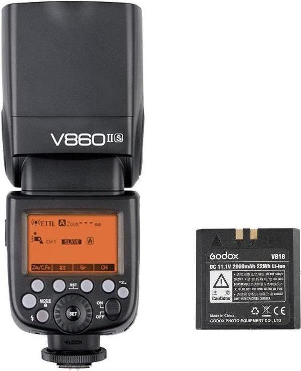 Купить Godox V860II-C KIT Kamerablitz Kompaktes Blitzlicht Schwarz (V860II-C Kit) в магазине wardena.ru