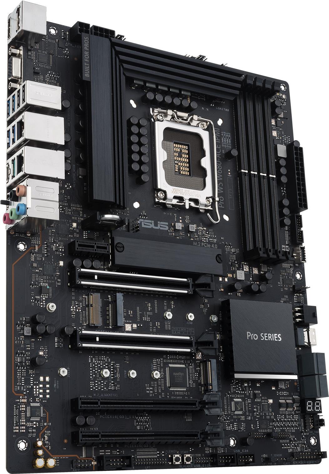 Купить ASUS PRO WS W680-ACE IPMI - Intel - LGA 1700 - Intel® Celeron® - Intel® Core™ i5 - Intel® Core™ i7 - Intel® Core™ i9 - Intel® Pentium® Gold - LGA 1700 - DDR5-SDRAM - 128 GB (90MB1DN0-M0EAY0) в магазине wardena.ru