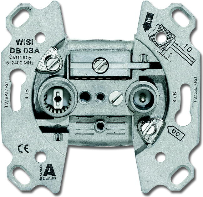 Купить BUSCH-JAEGER Antennensteckdosen-Einsatz 0230-101 Stichdose Radio/TV/Sat 2 Anschlüsse 0230-101 (0230-0-0250) (2CKA000230A0250) в магазине wardena.ru