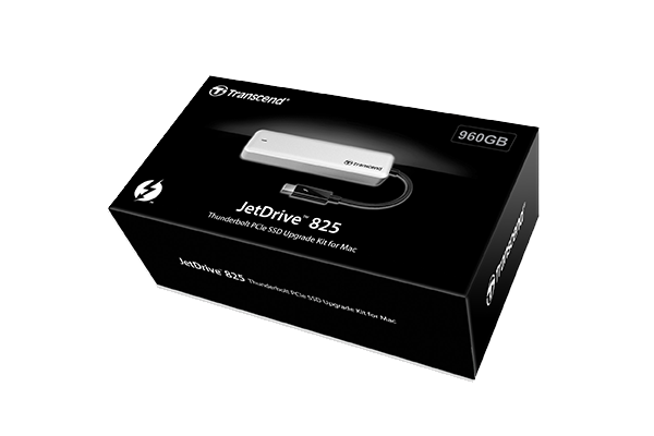 Купить Transcend JetDrive 825 - SSD - 480 GB - extern (tragbar) - Thunderbolt (TS480GJDM825) в магазине wardena.ru
