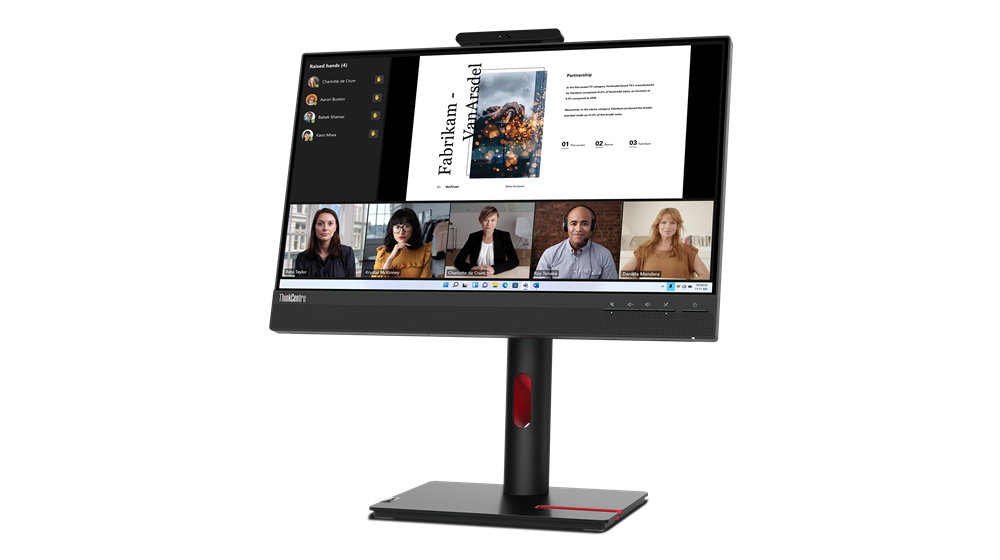 Купить Lenovo ThinkCentre Tiny-In-One 22 Computerbildschirm 54,6 cm (21.5") 1920 x 1080 Pixel Full HD LED Touchscreen Schwarz (12N9GAT1EU) в магазине wardena.ru