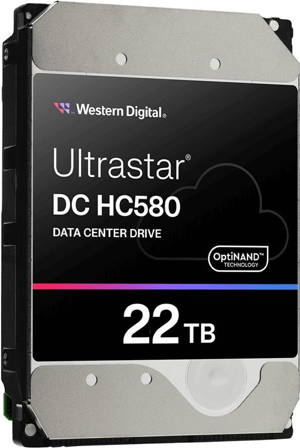 Купить WD Ultrastar DC HC580 WUH722422AL5204 - Festplatte - Datencenter - 22 TB - intern - 3.5" (8.9 cm) - SAS 12Gb/s - 7200 rpm - Puffer: 512 MB (0F62791) в магазине wardena.ru