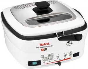 Купить Tefal Versalio Deluxe 9 in1 - Fritteuse - 1600 W - Schwarz/Weiß (FR 4950) (FR4950) в магазине wardena.ru