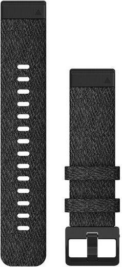 Купить Garmin QuickFit - Uhrarmband - Heathered Black, black hardware - für fenix 6S Pro, Sapphire (010-12875-00) в магазине wardena.ru