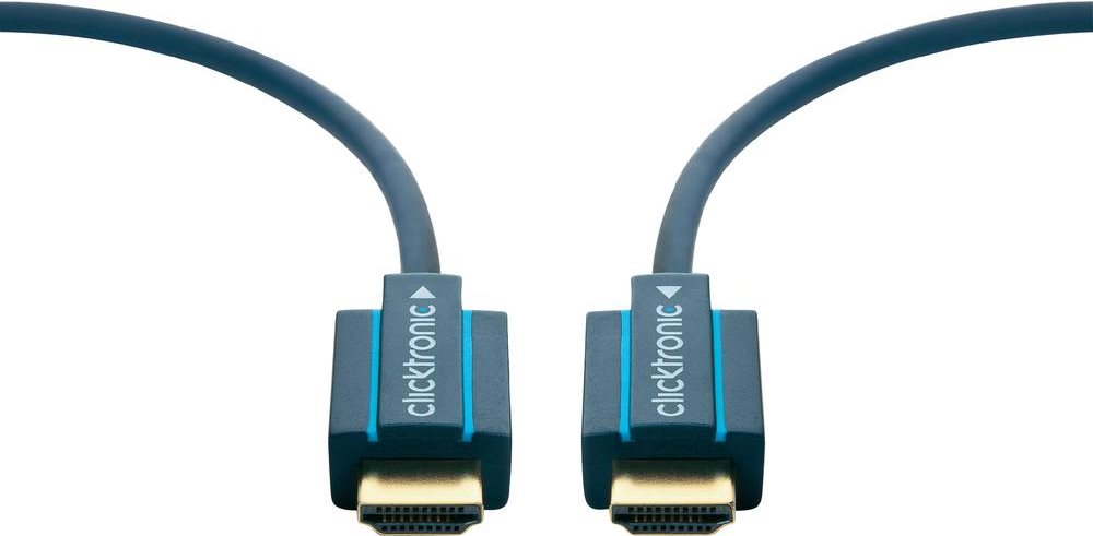 Купить ClickTronic - HDMI-Kabel mit Ethernet - HDMI männlich zu HDMI männlich - 30 m - Doppelisolierung (70089) в магазине wardena.ru