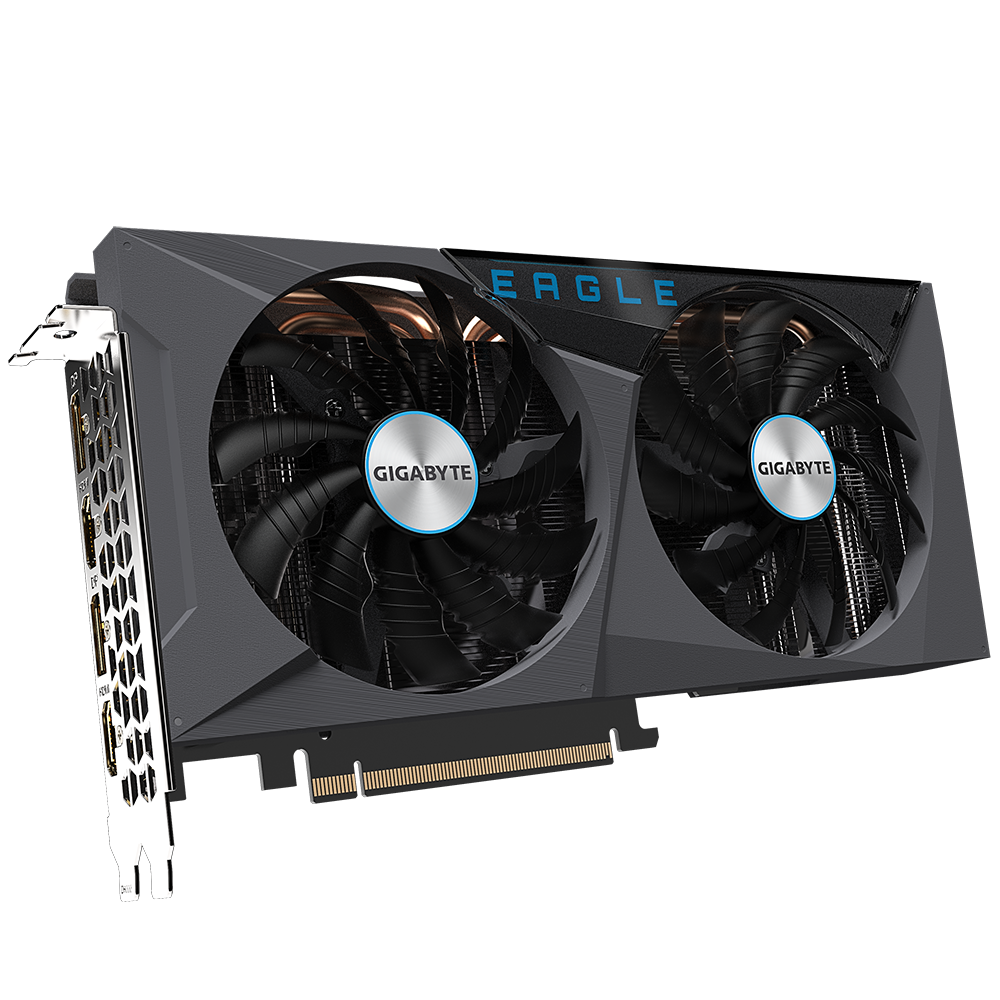 Купить Gigabyte GeForce RTX 3060 Ti EAGLE 8G (rev. 2.0) - Grafikkarten - GF RTX 3060 Ti - 8 GB GDDR6 - PCIe 4.0 x16 - 2 x HDMI, 2 x DisplayPort (GV-N306TEAGLE-8GD 2.0) в магазине wardena.ru