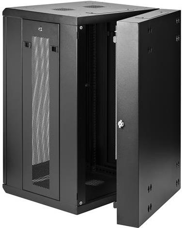 Купить StarTech.com 18HE 48,30cm (19")  Wand Netzwerkschrank - 40,5cm tiefes, mit Scharnieren versehenes, abschließbares IT/Netzwerk rack - inkl. Fachboden und perforierten Seitenwänden - vormontiert (RK1820WALHM) - Schrank für в магазине wardena.ru