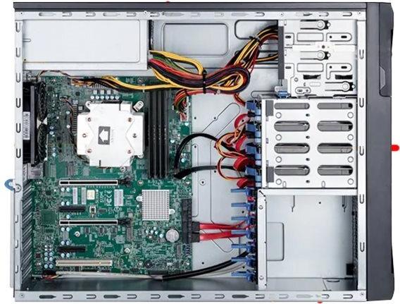 Купить Supermicro SYS-531A-IL Server-Barebone Intel W680 LGA 1700 Midi Tower Schwarz (SYS-531A-IL) в магазине wardena.ru