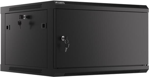 Купить Lanberg WF01-6606-00B Rack 6U Wandmontiertes Regal Schwarz (WF01-6606-00B) в магазине wardena.ru