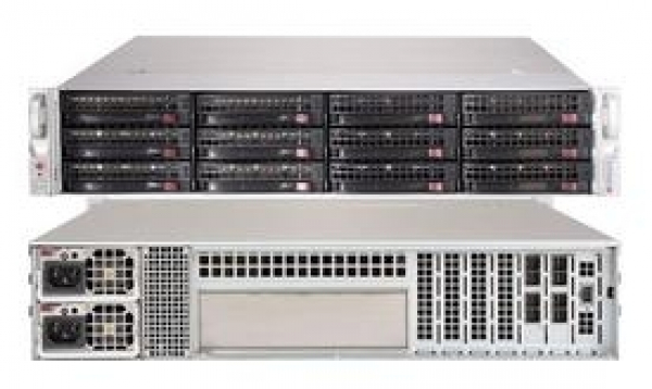 Купить Chassis Supermicro CSE-826BE2C-R609JBOD 2U 650W Redundant Hot-Swap 12xHDD SATA/SAS в магазине wardena.ru