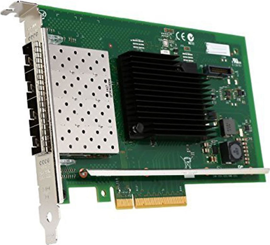 Купить Intel Ethernet Converged Network Adapter X710-DA4 - Netzwerkadapter - PCIe 3.0 x8 - 10 Gigabit SFP+ x 4 (X710DA4FHBLK) в магазине wardena.ru
