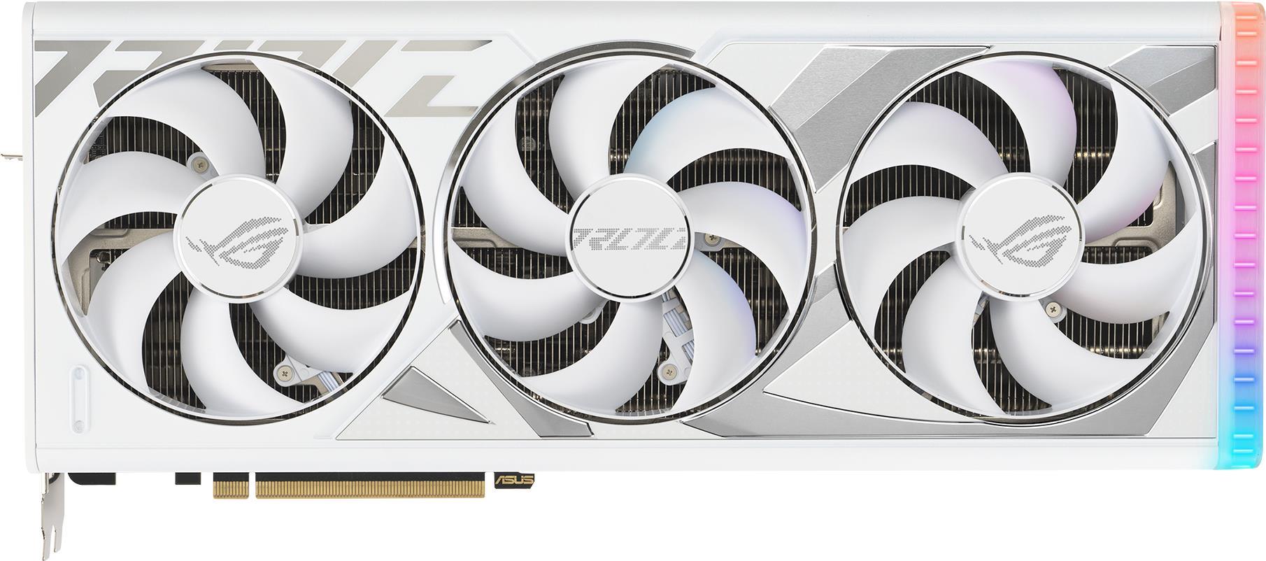 Купить ASUS ROG Strix GeForce RTX 4090 - OC Edition - Grafikkarten - NVIDIA GeForce RTX 4090 - 24 GB GDDR6X - PCIe 4.0 - 2 x HDMI, 3 x DisplayPort - weiß (90YV0ID2-M0NA00) в магазине wardena.ru