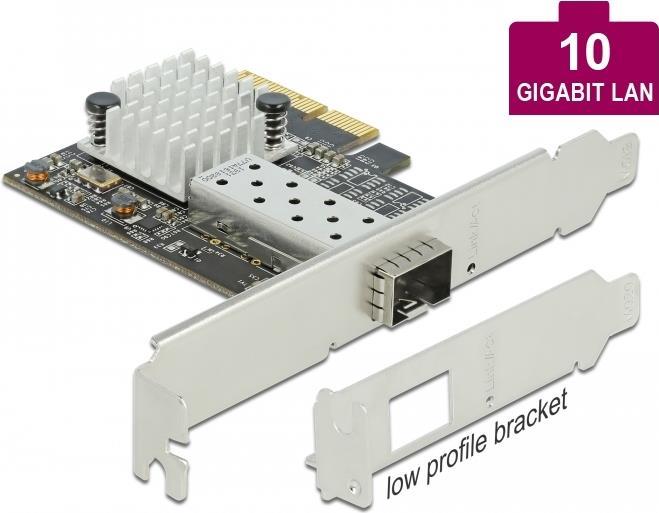 Купить DeLOCK - Netzwerkadapter - PCIe x4 Low-Profile - 10 Gigabit SFP+ x 1 (89100) в магазине wardena.ru