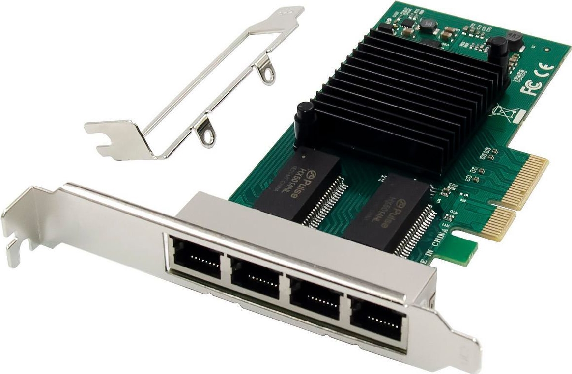 Купить MicroConnect Network Card PCIe x4 I350-T4 Quad-1GbE RJ45 (MC-PCIEX4-I350-T4-1GBE) в магазине wardena.ru