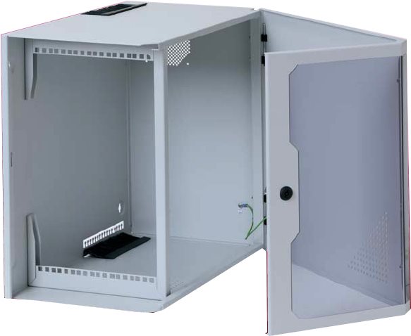 Купить Apra-Gruppe apraNET VARI 2000 - Wandschrank - Hellgrau, RAL 7035 - 6U - 48,3 cm (19") (21-3032-60) в магазине wardena.ru