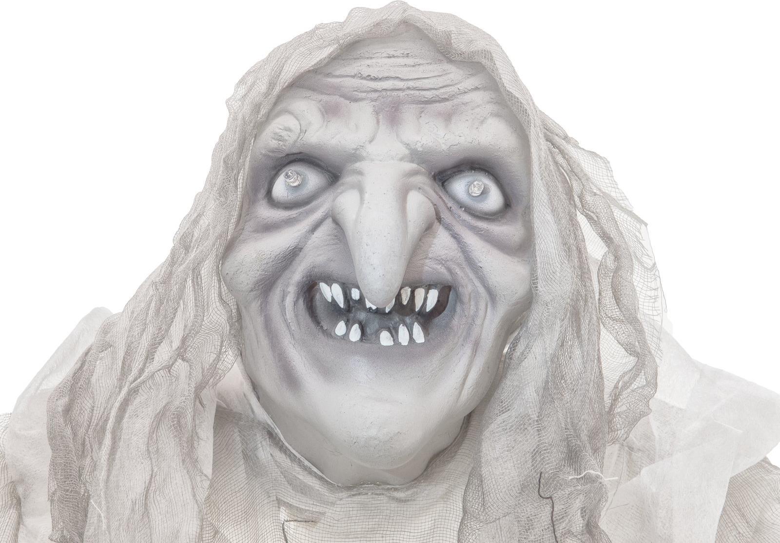 Купить EUROPALMS Halloween Hexe, weiß, 170x50x20cm (83314660) в магазине wardena.ru