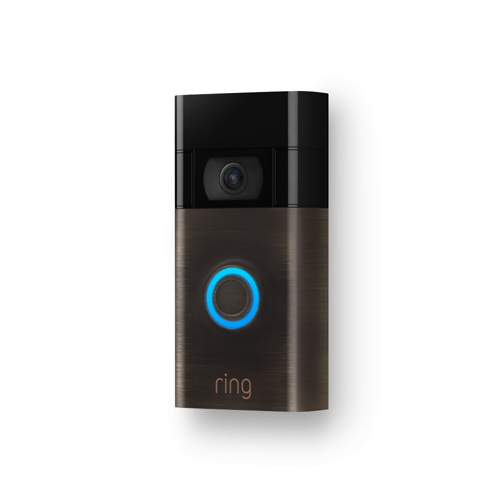 Купить Ring Video Doorbell 2 - Smarte Türklingel - kabellos - 802.11b/g/n - 2.4 Ghz - venezianische Bronze (8VRDP8-0EU0) в магазине wardena.ru