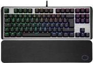 Купить Cooler Master CK530 V2 - Tastatur - Hintergrundbeleuchtung - USB - Deutsch - Tastenschalter: roter Schalter - Gun Metal Black (CK-530-GKTR1-DE) в магазине wardena.ru