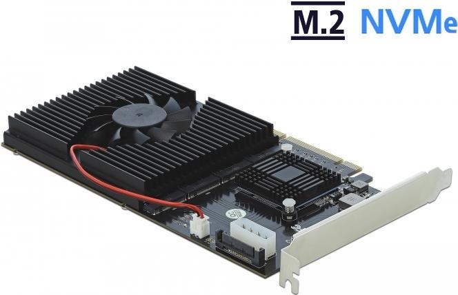 Купить DeLOCK PCI Express x8/x16 Card > 4 x internal NVMe M.2 Key M - Speicher-Controller - M.2 - M.2 Card - PCIe 3.0 x16 (90409) в магазине wardena.ru
