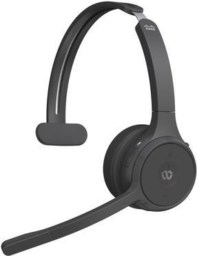 Купить CISCO HEADSET 721 WIRELESS SINGLE+STAND CARBON BLACK USBA B (HS-WL-721-BUNAS-C) в магазине wardena.ru
