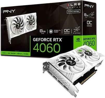Купить PNY XLR8 GeForce RTX 4060 8GB OC VERTO DF - Grafikkarten (VCG40608DFWXPB1-O) в магазине wardena.ru