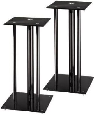 Купить Hama Speaker Stand - Aufstellung für Lautsprecher - Metall, Glas - Schwarz - stehend (Packung von 2 ) (49813) в магазине wardena.ru