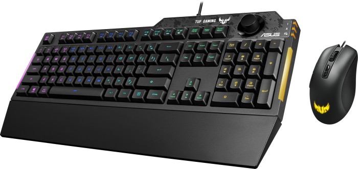 Купить ASUS TUF Gaming Combo K1 & M3 - Standard - USB - Membran Key Switch - RGB-LED - Schwarz - Maus enthalten (90MP02A0-1BCDA00) в магазине wardena.ru