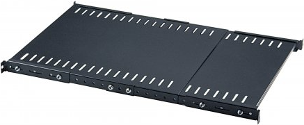 Купить Intellinet 48,30cm (19") Fixed Extending Shelf - Rack - Regal - Schwarz, RAL 9005 - 1U - 48,3 cm (19") (714389) в магазине wardena.ru
