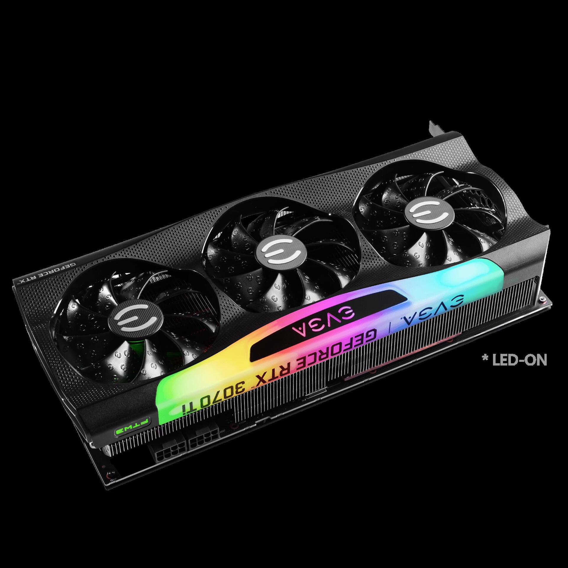 Купить EVGA GeForce RTX 3070 Ti FTW3 ULTRA GAMING - Grafikkarten - GF RTX 3070 Ti - 8 GB GDDR6X - PCIe 4.0 x16 - HDMI, 3 x DisplayPort (08G-P5-3797-KL) в магазине wardena.ru