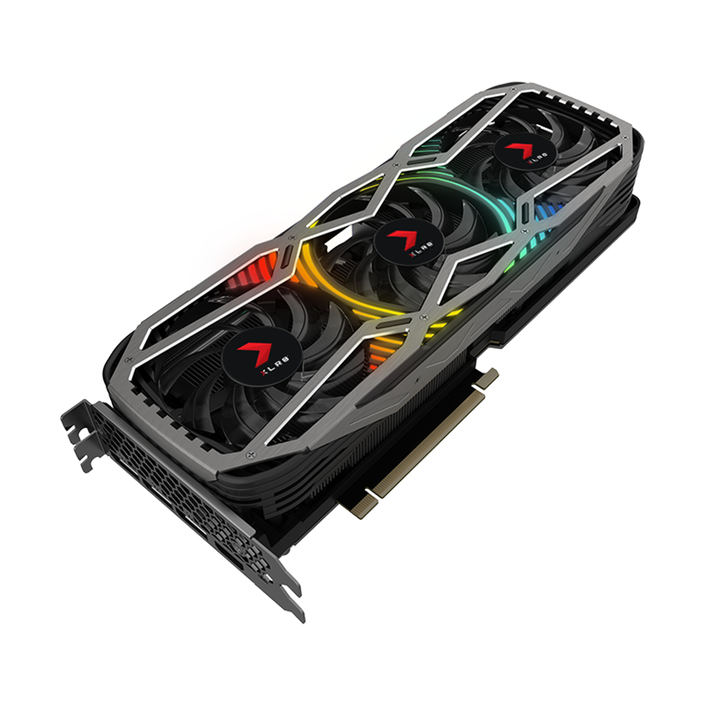 Купить PNY XLR8 GeForce RTX 3070 Gaming REVEL EPIC-X RGB Triple Fan LHR - Grafikkarten - GF RTX 3070 - 8 GB GDDR6 - PCIe 4.0 x16 - HDMI, 3 x DisplayPort (VCG30708LTFXPPB) в магазине wardena.ru