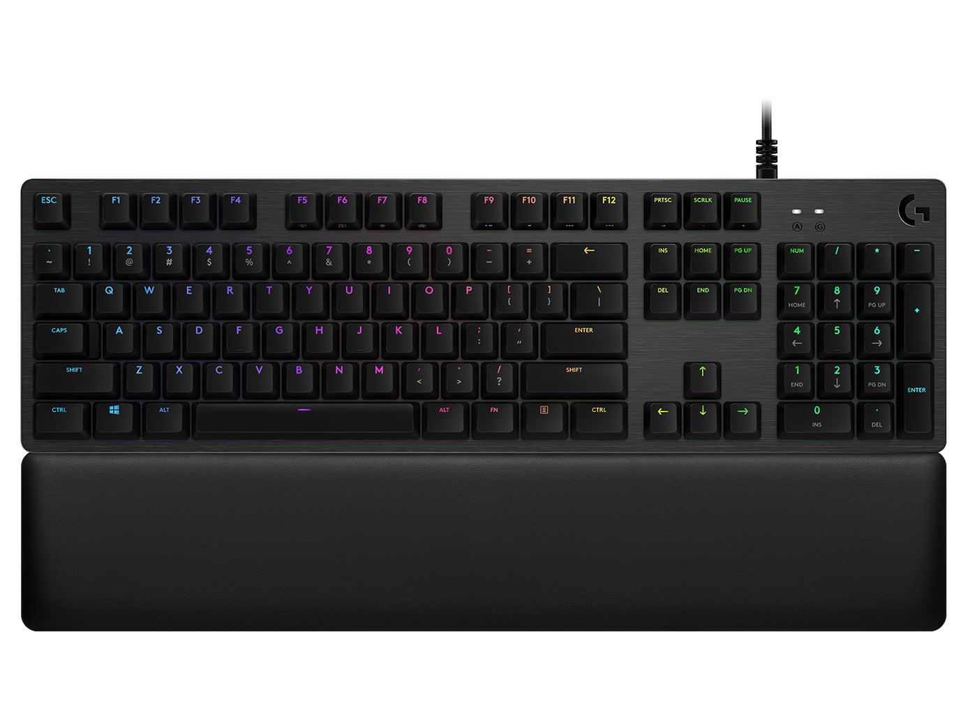 Купить Logitech Gaming G513 - Tastatur - backlit - USB - German QWERTZ - Tastenschalter: GX Brown Tactile - Kohle (920-009324) в магазине wardena.ru