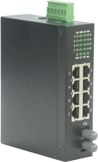 Купить ROLINE Industrie Switch 7x RJ-45, 1x ST, unmanaged (21.13.1151) в магазине wardena.ru
