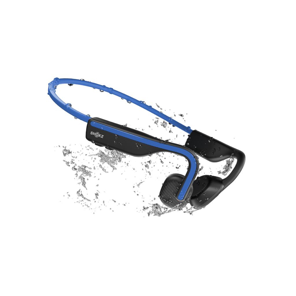 Купить AfterShokz OpenMove - Kopfhörer mit Mikrofon - offenes Ohr - hinter dem Nacken angebracht - Bluetooth - kabellos - Blau (S661BL) в магазине wardena.ru