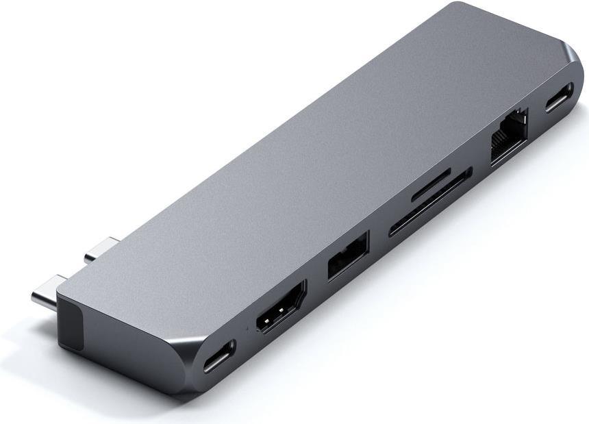 Купить Satechi Pro Hub Max - Dockingstation - USB-C x 2 - HDMI, USB4 - GigE (ST-UCPHMXM) в магазине wardena.ru